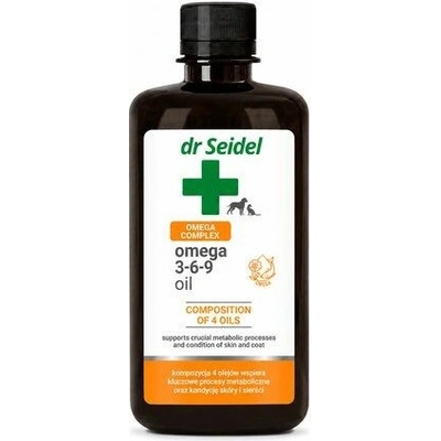 COBBYS PET Dr Seidel Omega 3-6-9 oil 250ml rybí olej na podporu imunity a srsti pro psy a kočky