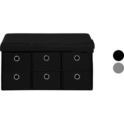 LIVARNO HOME Skládací sedací truhla Skládací úložný box s sedákem