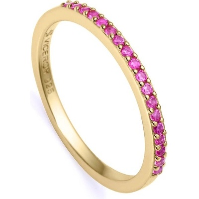 Viceroy pozlacený prsten s růžovými zirkony Trend 9118A012