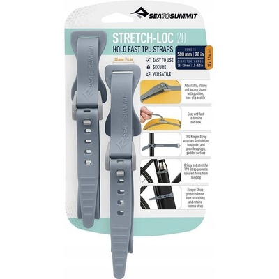 Sea To Summit popruh Stretch-Loc 30 20 mm x 750 mm 2 kusy