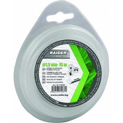Корда за косачка и тример - квадратна Raider - 1.30 mmx15 m (110209)