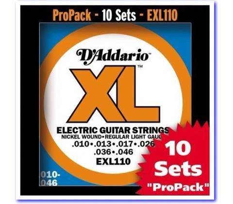 DAddario EXL110 10P