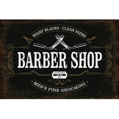 Ceduľa Barber Shop