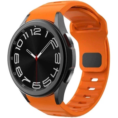 Tech-Protect Силиконова Каишка за Samsung Watch 4/ 5/ 6/ 7/ FE, Tech-Protect Silicone Line Band, Оранжев (5906302313594)