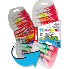 Kores temperové barvy 12 ml 12 barev