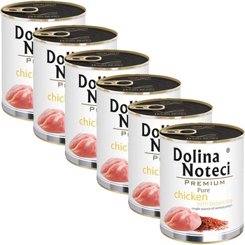 Dolina Noteci Долина Нотечи Премиум Чисто Пиле с Кафяв Ориз 6 x 800 г