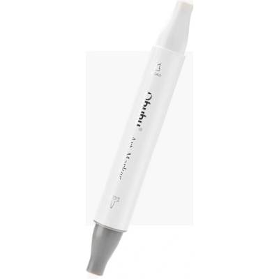 Lihová fixa OHUHU oboustranná Brush & Chisel, Cool Grey 0 (CG00)