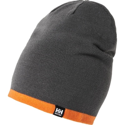 Helly Hansen Manchester 79883 pletená dark grey/o sivá tmavá/oranžová