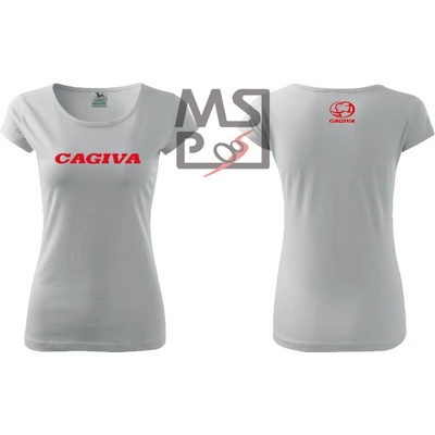 Dámske tričko Cagiva 02 biela