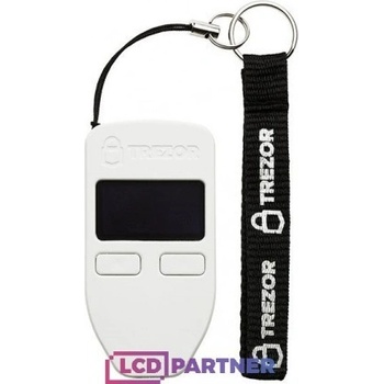 Trezor One Bitcoin Wallet biela
