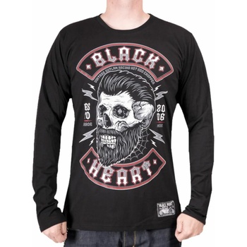 Image 1 of Black heart мъжка блуза black heart - beard skull - ЧЕРЕН - 9757