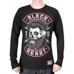 Black heart мъжка блуза black heart - beard skull - ЧЕРЕН - 9757