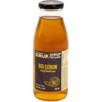 Hradecké delikatesy Citrónový sirup Bio 0,5 l