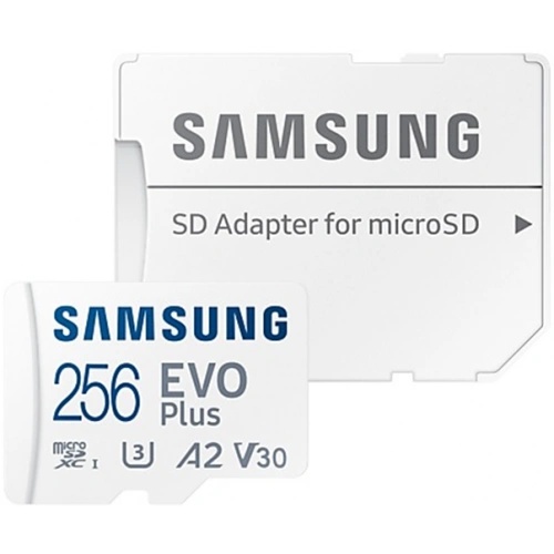 Samsung EVO Plus SDXC 256GB UHS-I + Adapter (MB-MC256SA)