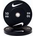 Nike strength Бъмпер тежести Nike Strength Rubber Bumper Plates 10 kg black/white
