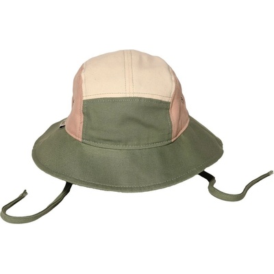 KiETLA klobúčik s UV ochranou Green Natural Pink