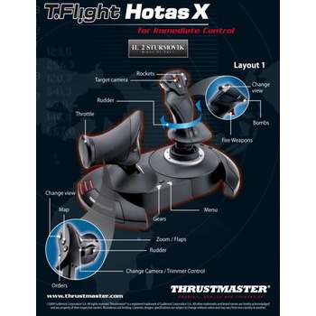 Image 1 of Thrustmaster Flight Hotas X (2960703)