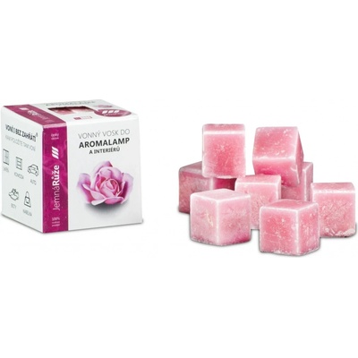 Kozák prírodný vonný vosk do aromalámp a interiérov Jemná ruže 8 kociek 30 g