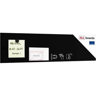 Allboards NFCH60x15 Bezrámová magnetická křídová tabule SLIMboard 60 x 15 cm