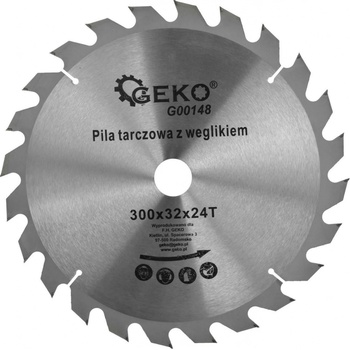 GEKO Kotouč pilový vidiový s otvory, 300x32x24T