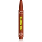 NYX Cosmetics Fat Matte балсам за устни с матиращ ефект Beary Nude 2 гр