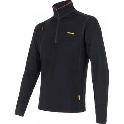 Sensor mikina Merino Wool Upper kr.zip černá
