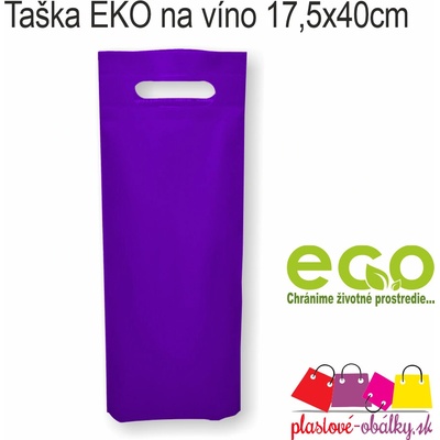 Taška EKO na víno Farba: Fialová