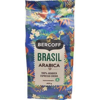 BERCOFF Brasil Arabica zrnková 0,4 kg – Hledejceny.cz