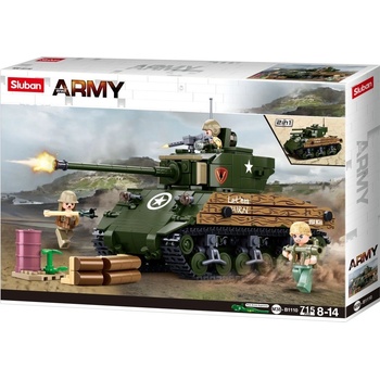 Sluban B1110 M4A3(76W) Americký střední tank 2v1