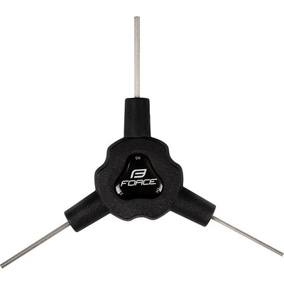 Force Klíč Y imbus trojstranný 2/2,5/3 mm čierny 895097