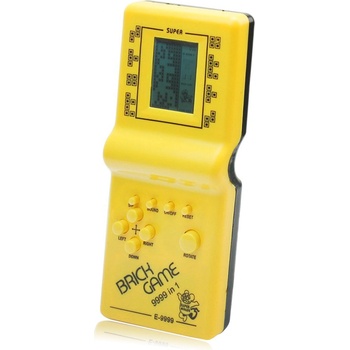 Baibian E-9999 Digitální hrací konzola 9999v1, LCD displej, žlutá
