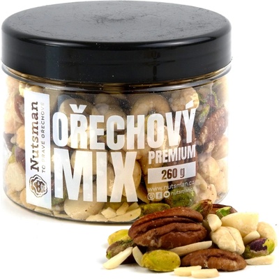 NUTSMAN Premium ořechová směs DÓZA 260 g