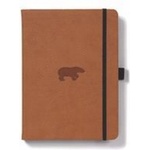 Dingbats A5+ Wildlife Brown Bear Notebook - Dotted