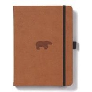 Dingbats A5+ Wildlife Brown Bear Notebook - Dotted