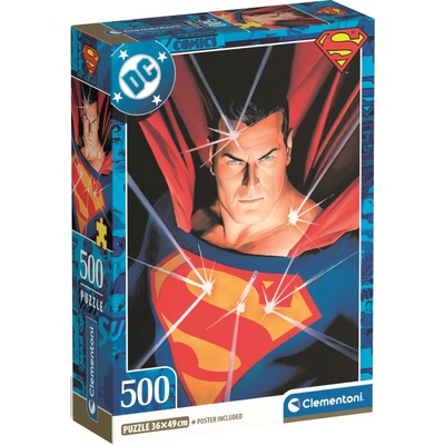 Clementoni Пъзел Clementoni от 500 части - Супермен (35601)