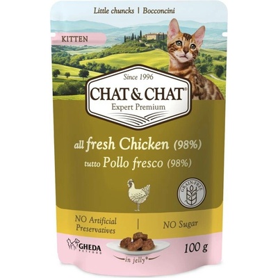Chat & Chat Kitten Chicken 100 g