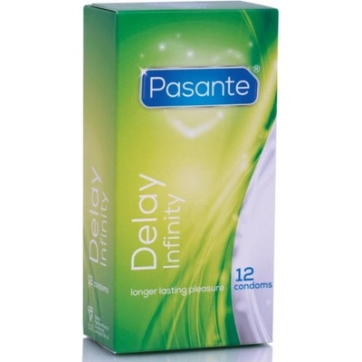 Pasante 12 бр. Задържащи презервативи Pasante Infinity (Delay)