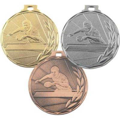 TROFEJE.sk Medaila E7/_ stolný tenis 50mmzlato