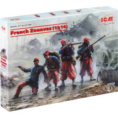 ICM French Zouaves 1914 4 figúrky 1:35