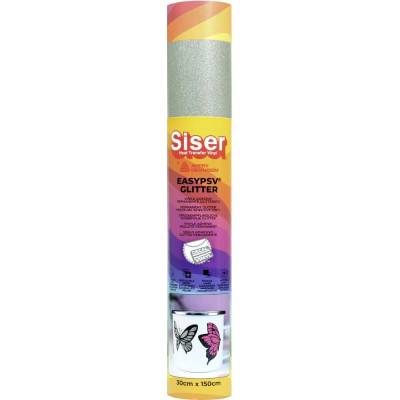 Siser selbstklebende Glitzerfolie Šířka řezu 30 cm briliantově stříbrná