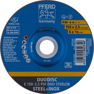 Pferd Rezný a brúsiaci kotúč 150 x 3,5 x 22,23 mm 4007220952740