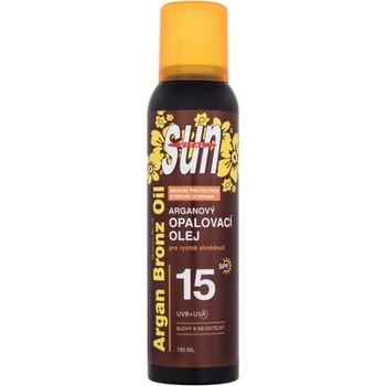 Vivaco Sun Argan Bronz Oil Spray opaľovací prípravok SPF15 150 ml