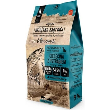 Wiejska Zagroda Lesné príchute Teľacie mäso s chrumkavým pstruhom M 9 kg