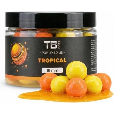 TB Baits Plovoucí Boilie Pop-Up Tropical + NHDC 50 g 16mm