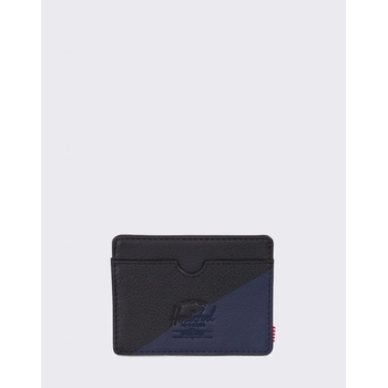 Herschel Peněženka Supply Charlie Leather RFID Black/Peacoat
