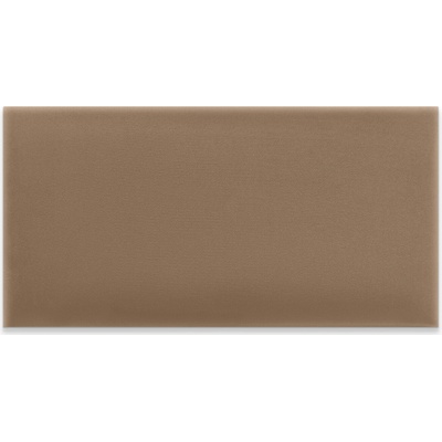 Béžový čalouněný nástěnný panel Intesi 90x30 cm sametový do ložnice