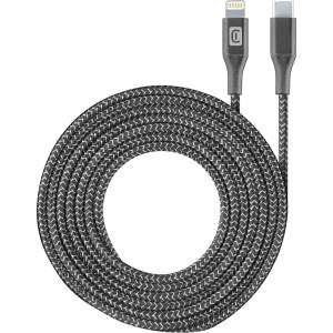 Cellularline Кабел данни усилен USB-C - Lightning 2.5 м