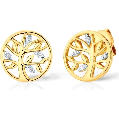 SAVICKI обеци: злато. диаманти