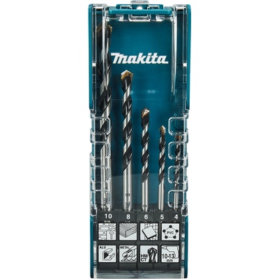 MAKITA sada vrtáků TCT s válcovou stopkou Multimateriál 5 ks (E-14255)