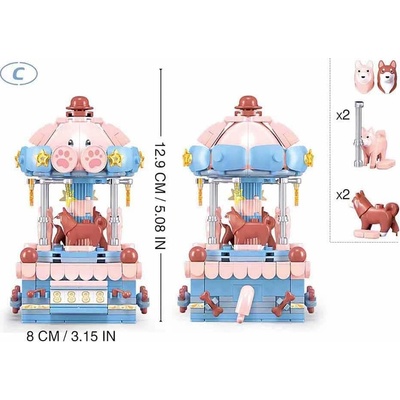 Sluban P8027 Kolotoč se zvířátkem C Pes